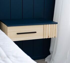 diy modern floating nightstand