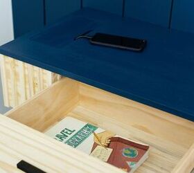 diy modern floating nightstand