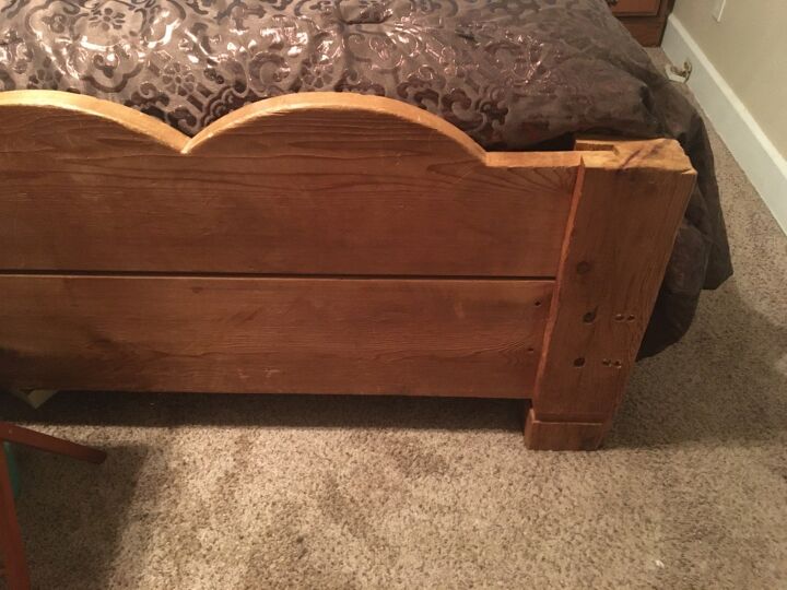q how to add wood on my bed