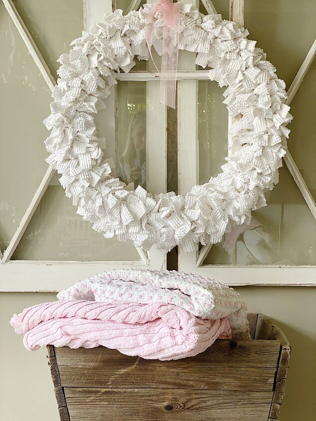 how to make a chenille wreath
