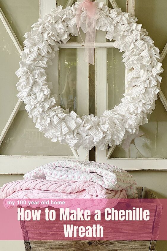 how to make a chenille wreath