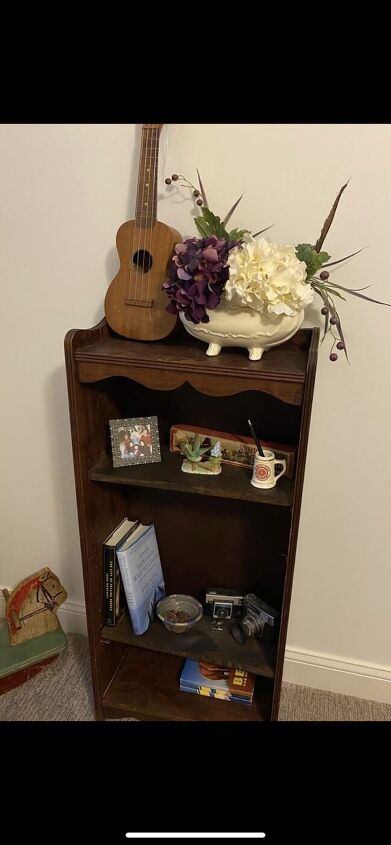 bookcase makeover for baby nursery