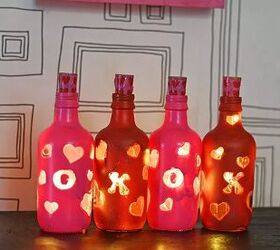 25 ideas de decoracin para san valentn que deberas empezar a ahorrar hoy mismo, Divertidas luces recicladas de botellas de San Valent n