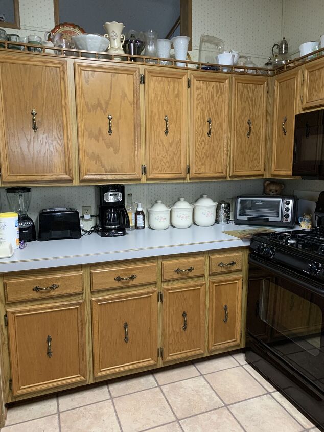 q can i paint these cabinets in a double wide mobile home
