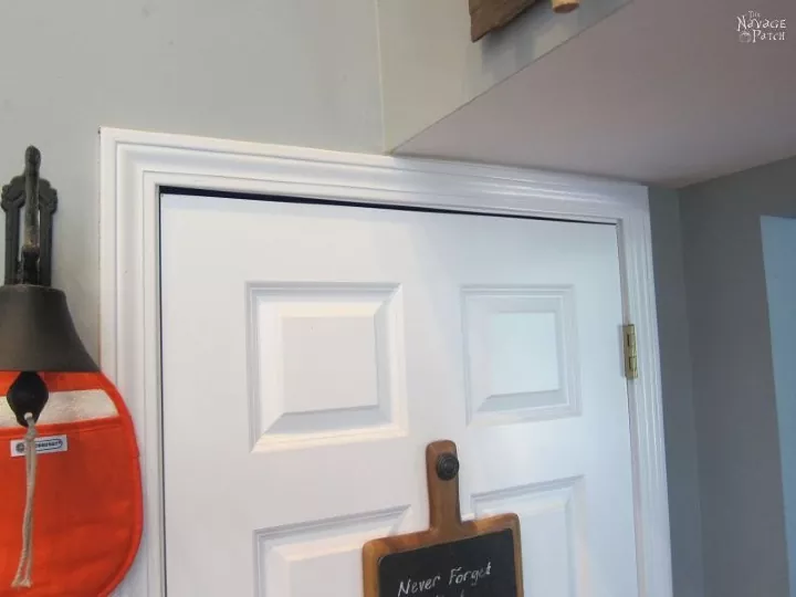 how to fix a sagging door that won t shut properly, sagging white door