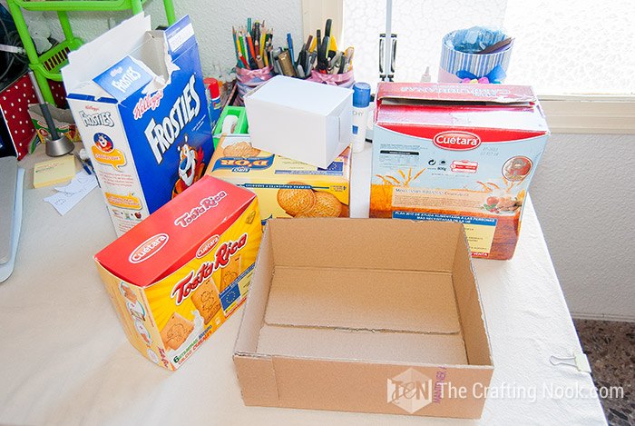 how to make drawer organizers with upcycled boxes