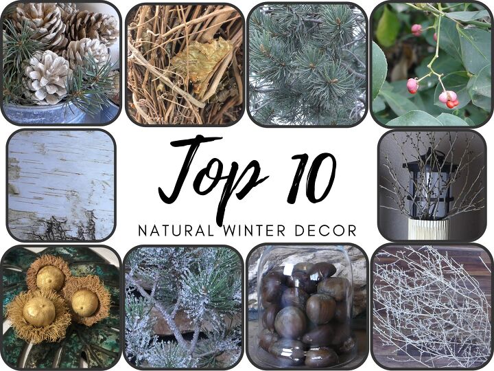 lista de las 10 mejores decoraciones naturales para el invierno