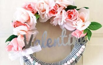 Dollar Store Valentine’s Day Wreath