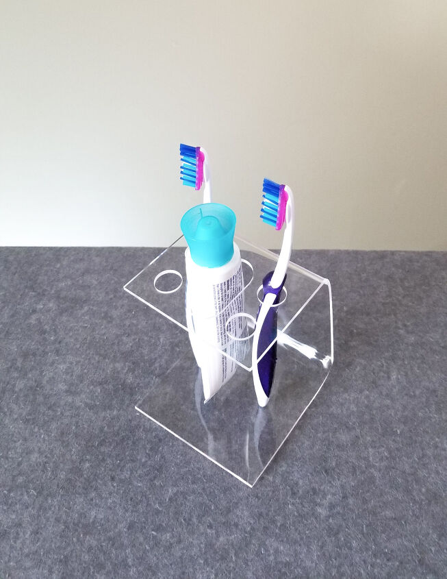 soporte para cepillos de dientes de bending acrylic