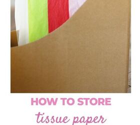 how to store all that tissue paper