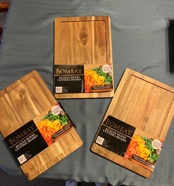 diy appliance garage, These cutting boards have lovely wood grain