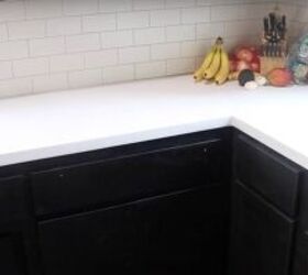 Laminate Countertops Replaced With DIY Solid Surface Countertops
