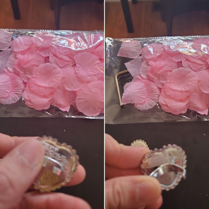 glam diy valentine s day candle centerpiece holder, Stretch out the ring band