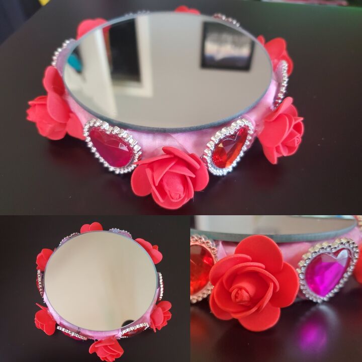 glam diy valentine s day candle centerpiece holder, The Final DIY Valentine s Day Candle Holder