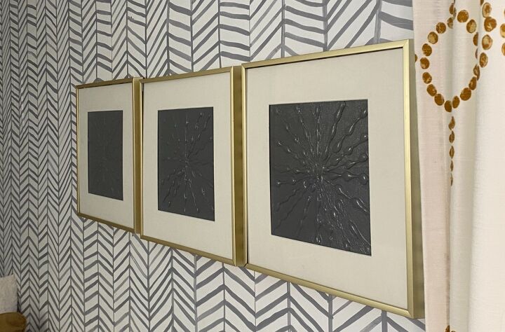 easy diy glue gun textured art