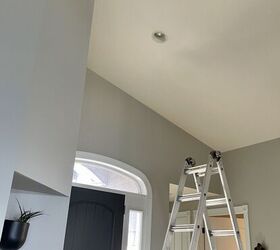 how to easily turn recessed lighting into a pendant light a life un, This recessed light is too small for the large foyer