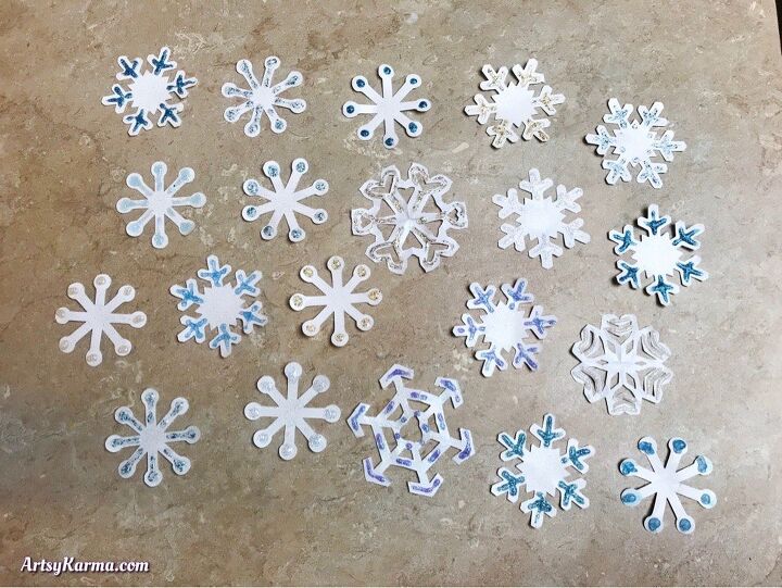 diy decoracin de copos de nieve para celebrar el resto del invierno