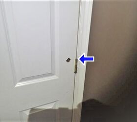 how to update a builder basic door, This door was damaged with a mysterious hole