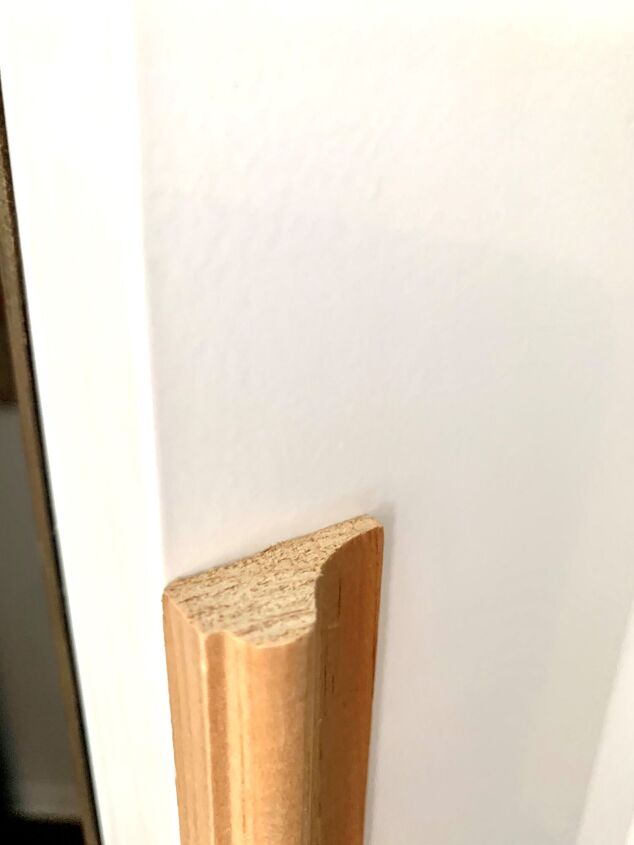 how to update a builder basic door, Thicker edge trim Edges are flush