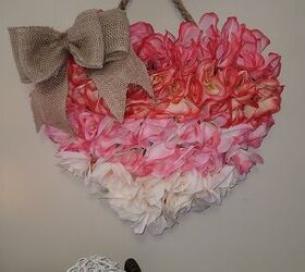 Faux Chocolate Box DIY Heart Wreath - Color Me Thrifty