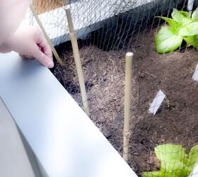 four easy steps for a garden bed cover diy