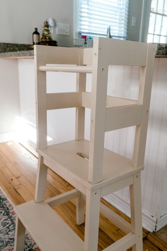 diy toddler learning tower kitchen stool ikea hack