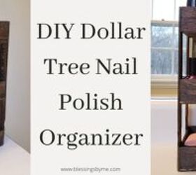 Organizador de esmalte de uñas DIY Dollar Tree