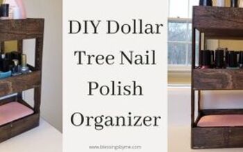  Organizador de esmaltes de árvore de dólar faça você mesmo