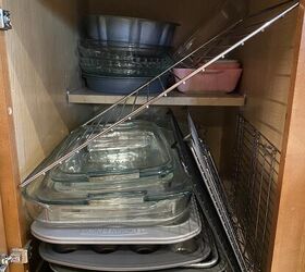 Idea de organización del armario de repostería pequeño DIY