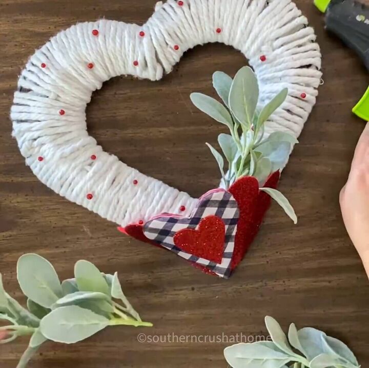 heart wreath diy