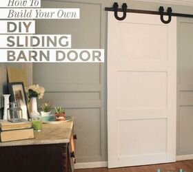 diy how to build your own sliding barn door
