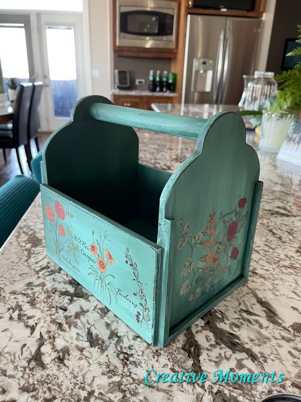floral beer condiment caddy