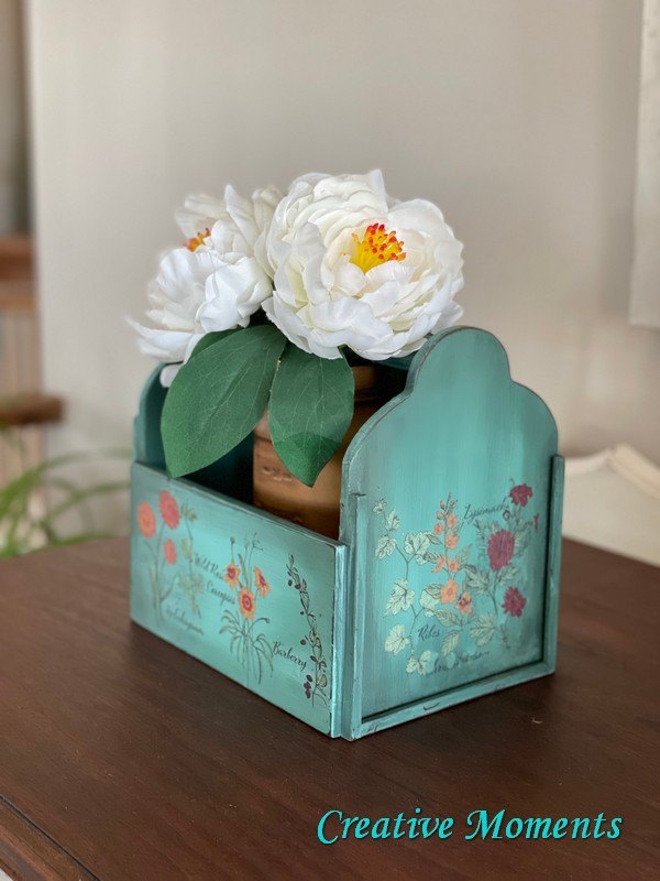 floral beer condiment caddy