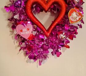 Cute DIY Valentine's Day Heart Shaped Pool Noodle Wreath