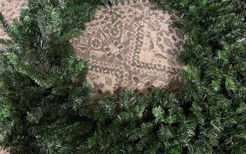 Cambio de imagen de la corona de pino de Navidad