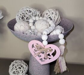 pottery barn valentine s pedestal bowl dupe using dollar tree items