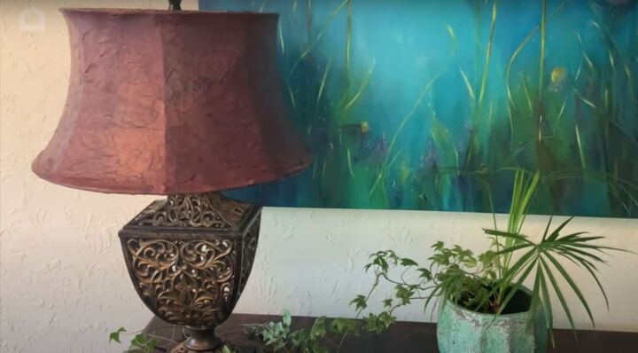 a diy lampshade tutorial to turn that old shade into something amazing, How to make a DIY lampshade