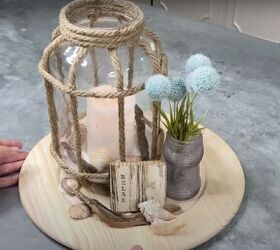 how to make a diy lantern ornament out of waste materials, DIY beach lantern