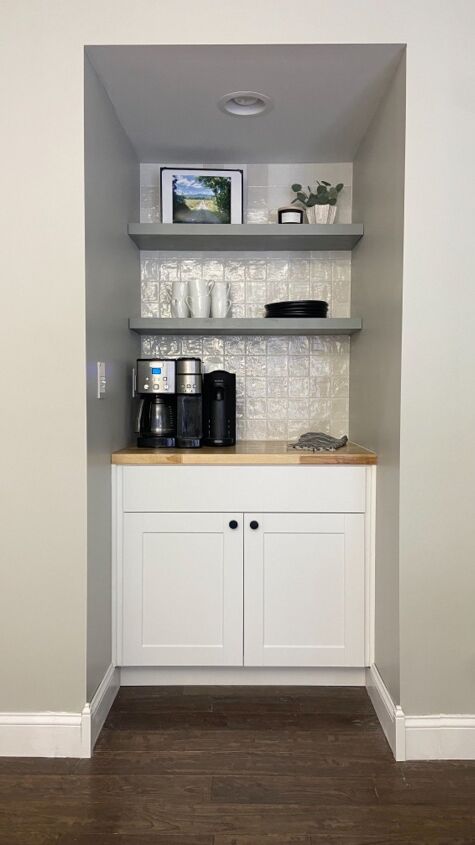 closet to coffee bar