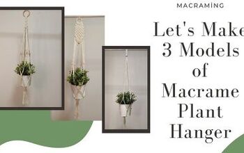 Haz un colgador de plantas en macramé con kits de macramé