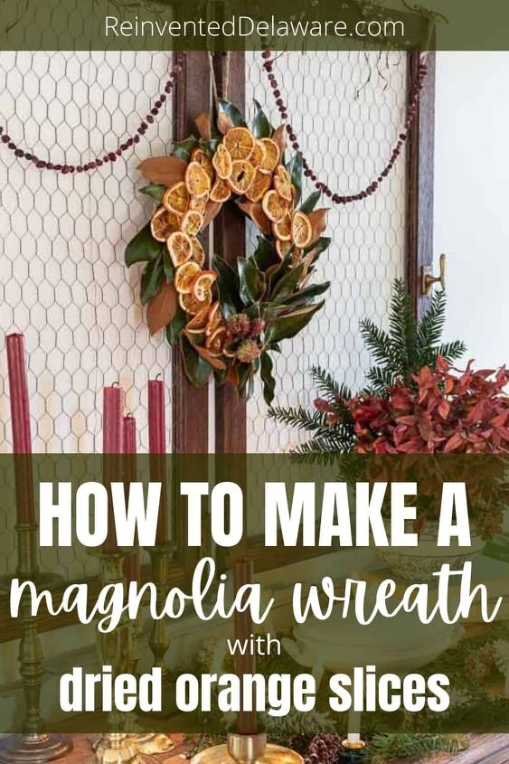 diy magnolia leaf wreath