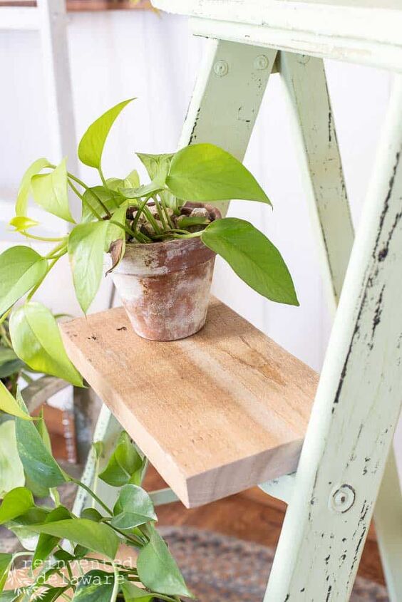 Unique Step Ladders Revamp Your Home with an Upcycled Step Ladder Décor Hack | Hometalk