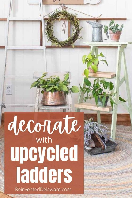 ideias de decorao com escadas recicladas