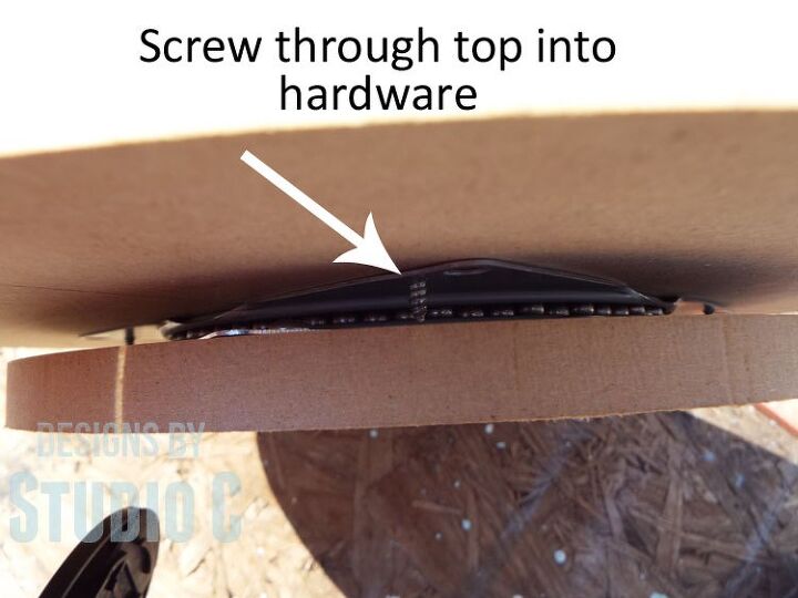 how to install lazy susan hardware