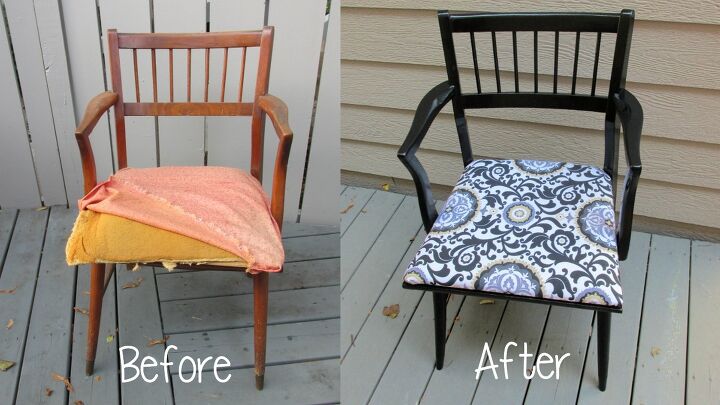 diy chair makeover garbage to gorgeous episode 9