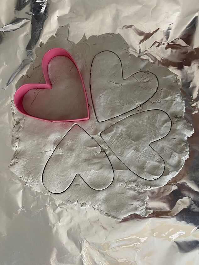 diy valentine s day clay heart garland
