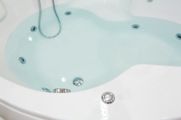 how to clean bathtub jets so you can soak without stress, white jacuzzi tub