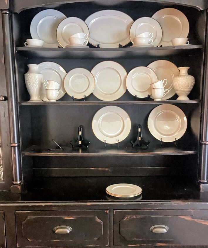 how to arrange a china cabinet hutch in 7 easy steps