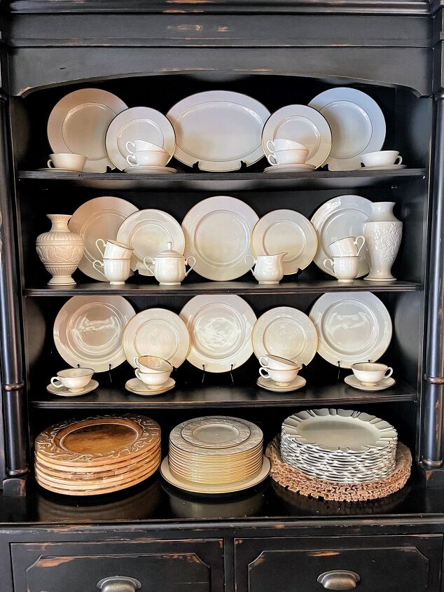 how to arrange a china cabinet hutch in 7 easy steps