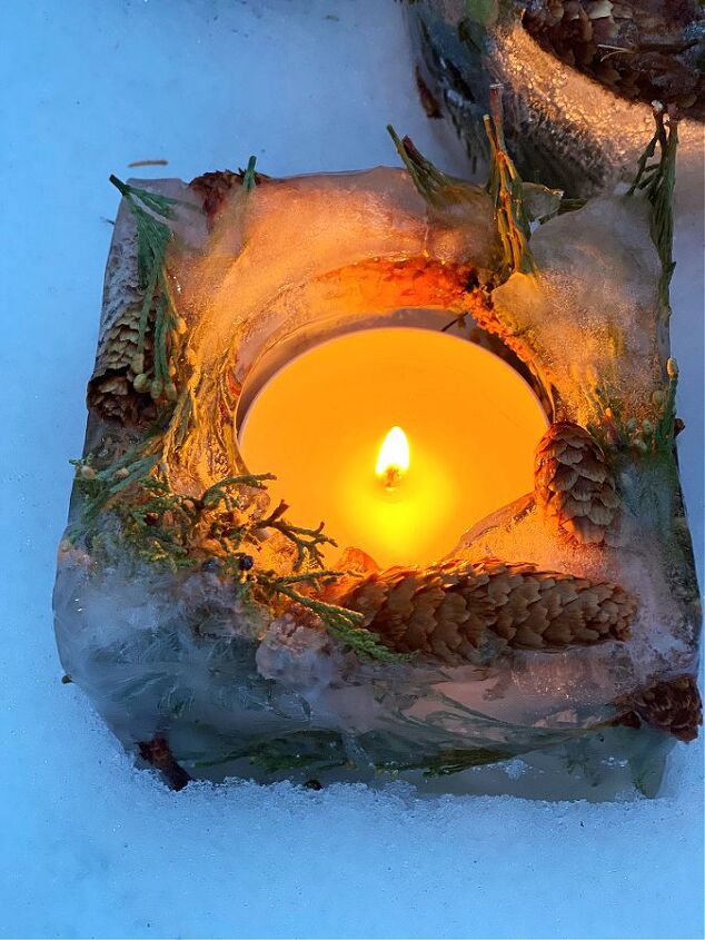 how to make ice votives